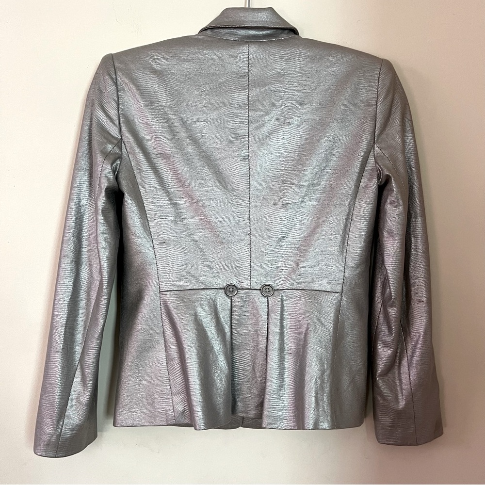 Armani Exchange Metallic Y2K Style Blazer Jacket Size XS - Picture 2 of 5